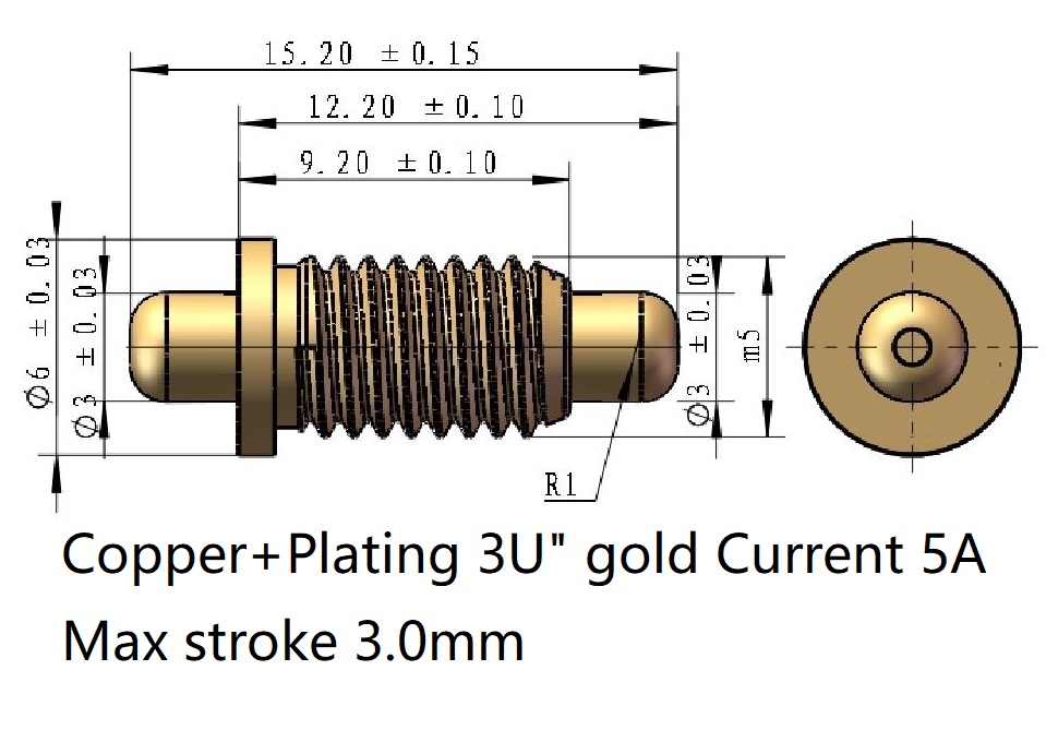 Screw Pogo pin