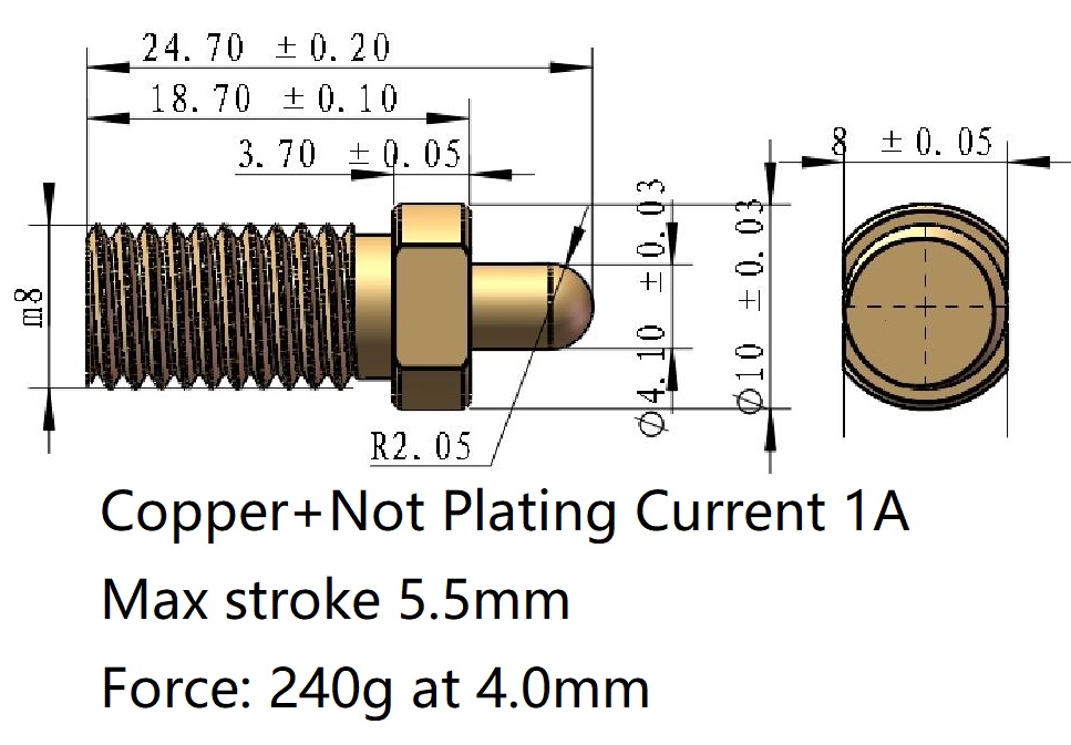 Screw Pogo pin